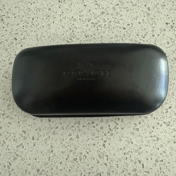 Coach Classic Black Eyeglass Case - Picture 1 of 2